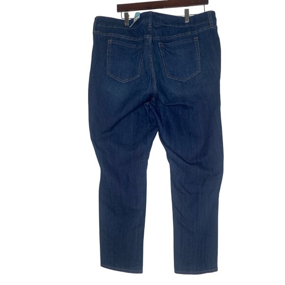 NWT Torrid Womens Curvy Skinny Denim Jeans 20S Blue Stretch Cotton Blend Mid-Ris - Picture 6 of 15